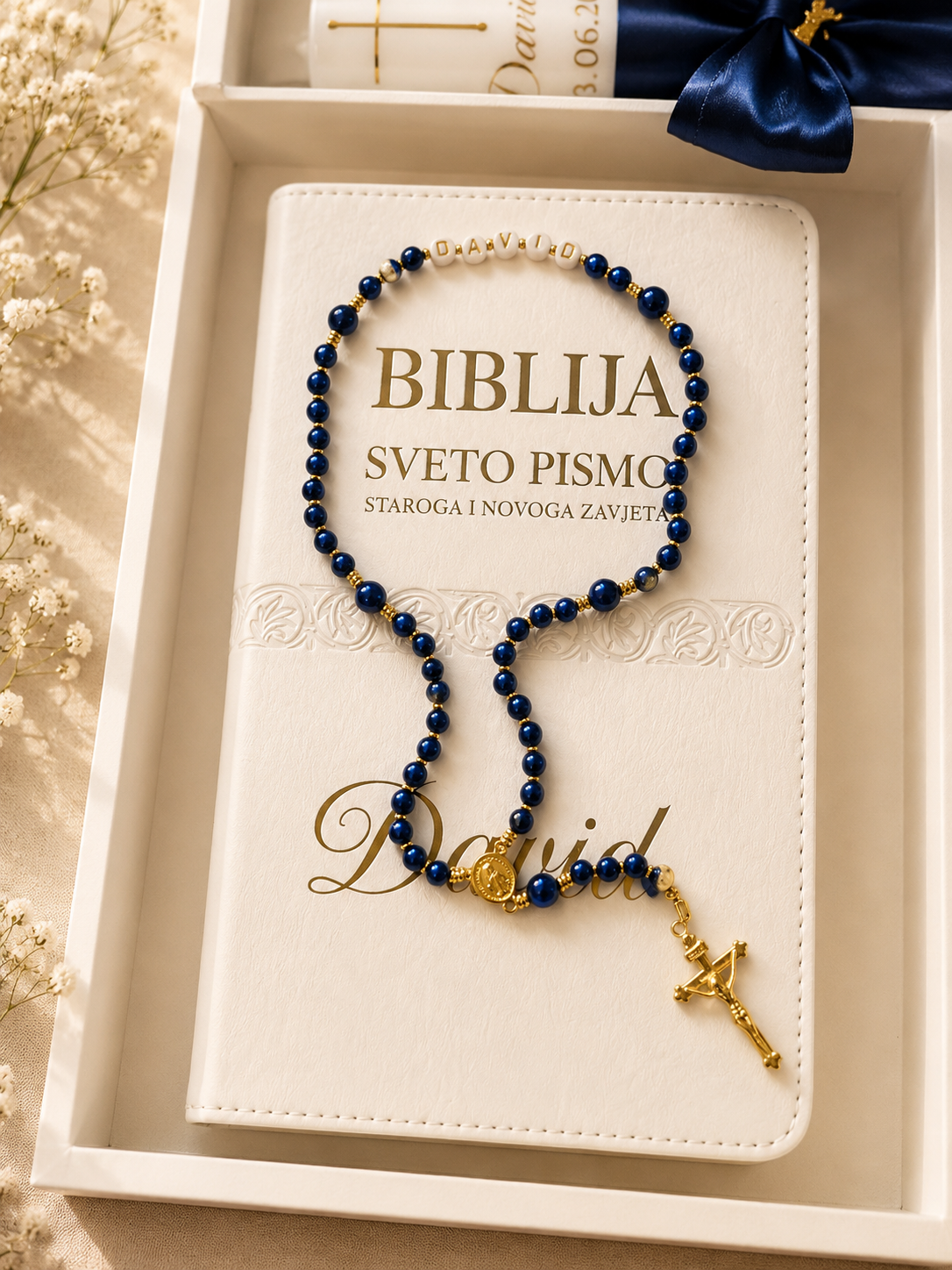 Personalizirana kutija uspomena za krštenje i svetu pričest