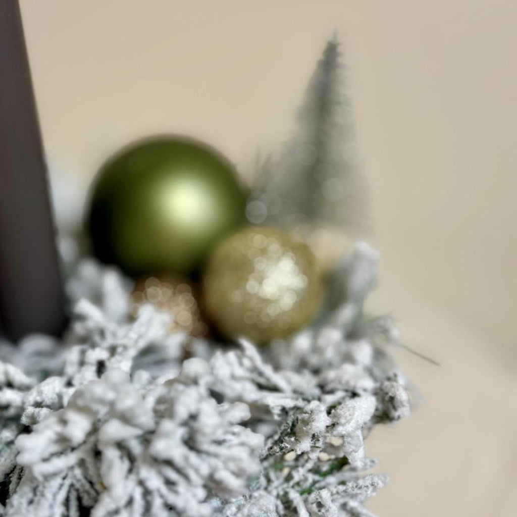 Adventski vijenac s anđelom | ručno izrađena božićna dekoracija